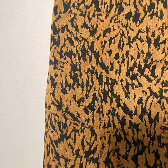 Zara Patterned Wrap Knot Mini Skirt - Small - Picture 16 of 16